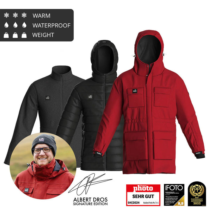 Haukland Parka Pro - 7in1 Set - Albert Dros Signature Edition - Jacke für Fotografen