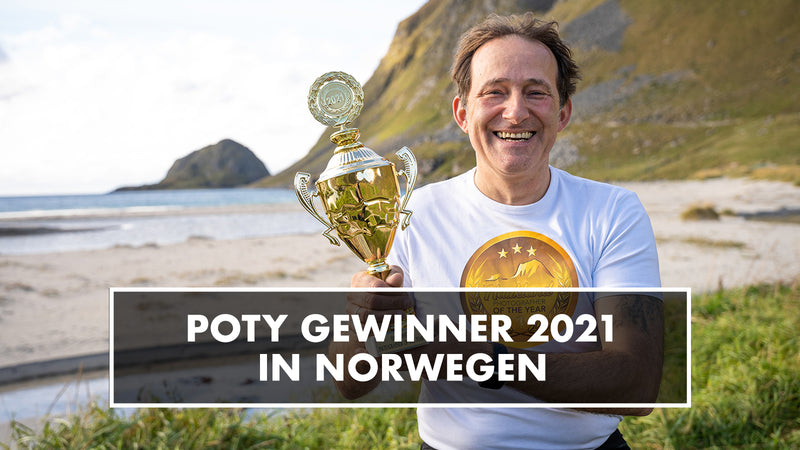 POTY Gewinner 2021 in Norwegen am Haukland Strand