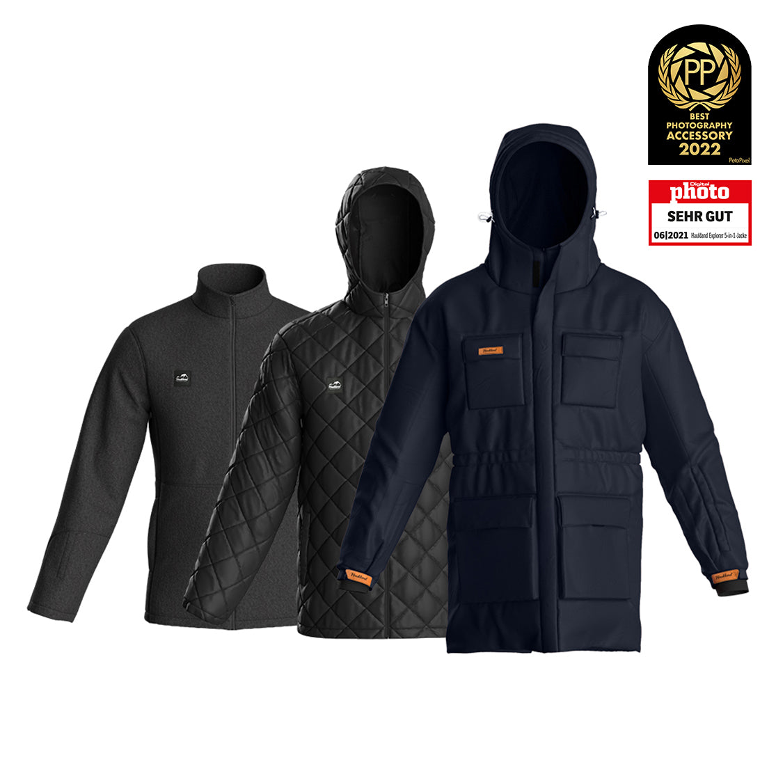 Haukland Classic - 7in1 Set - Outdoor Photography Jacket
