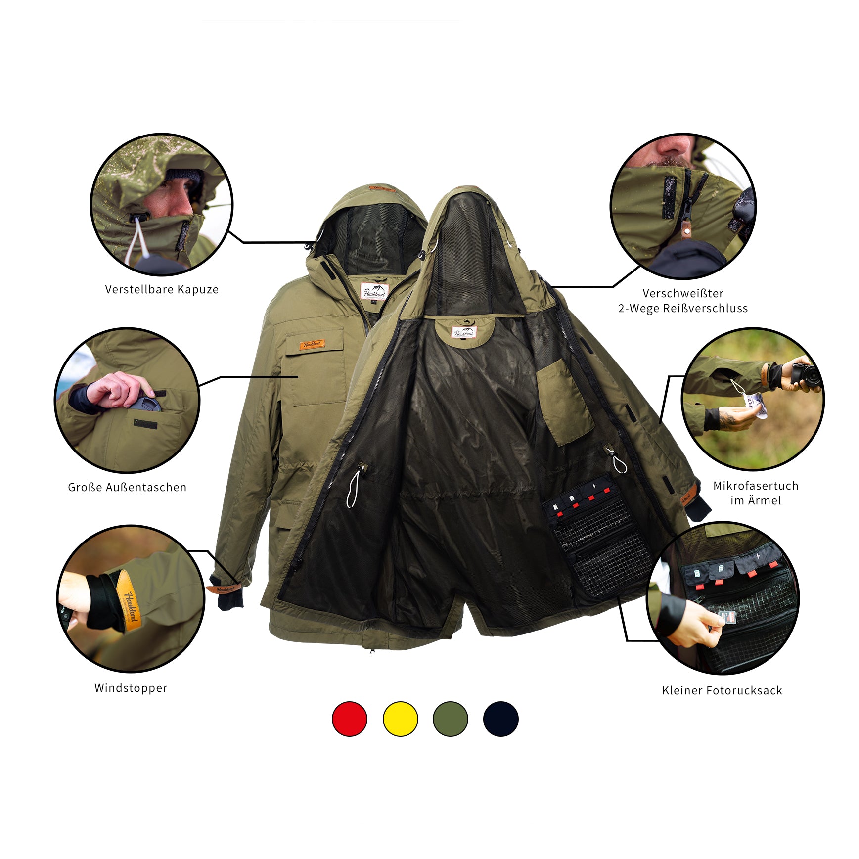 Haukland Classic - 7in1 Set - Outdoor Photography Jacket - Olive (Women) (Discontinued)