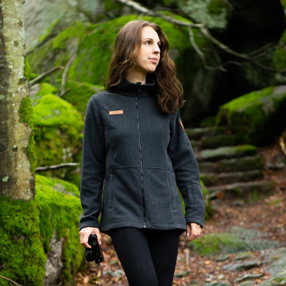 Haukland Classic Fleecejacke für Fotografen (Damen) - Grau (Auslaufmodell)