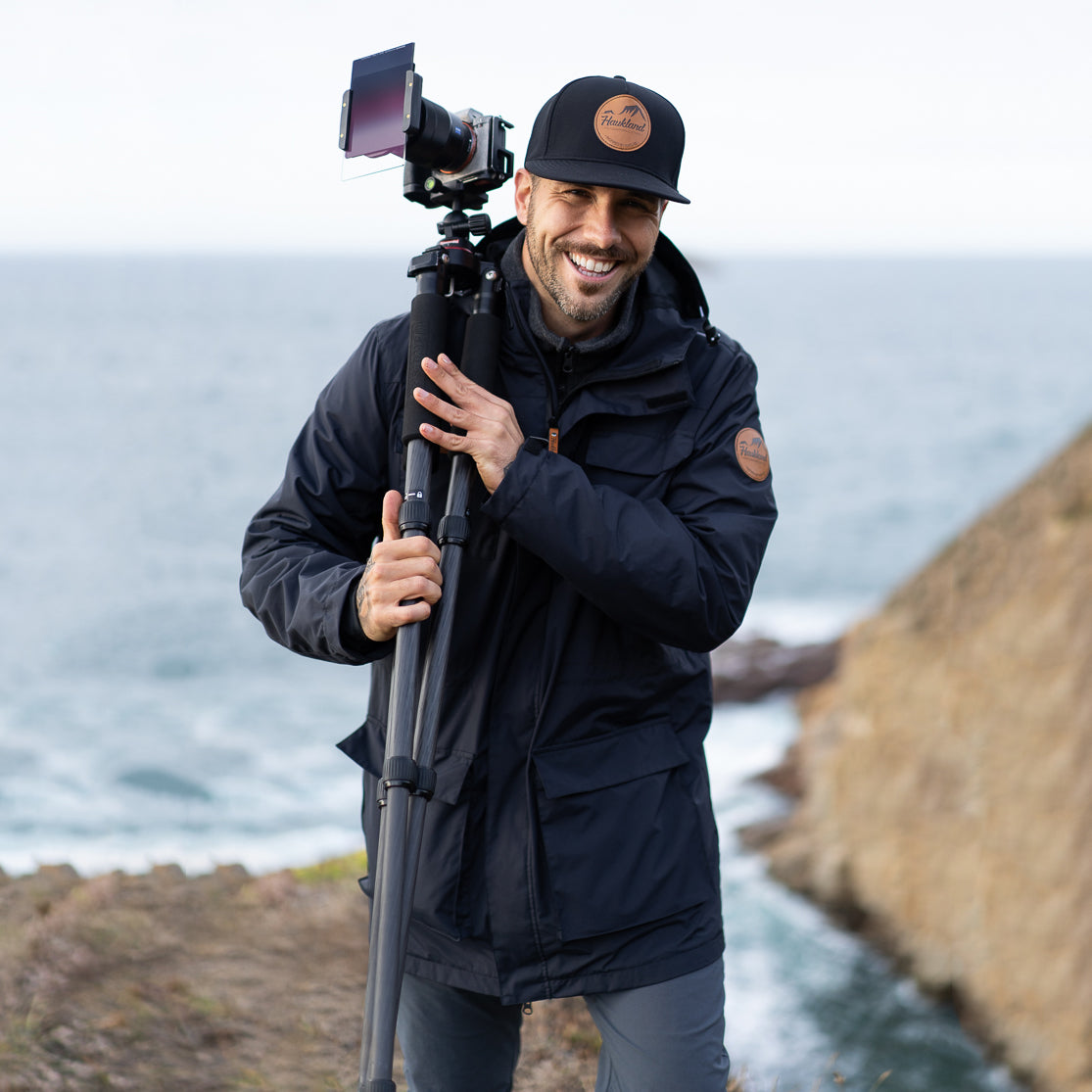 Haukland Außenjacke für Fotografen - Saphir Schwarz