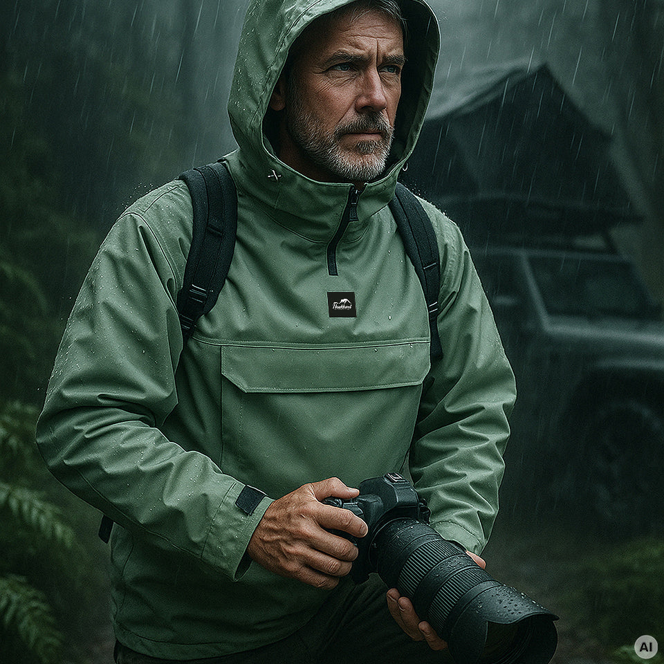 SET: Performance Rain Jacket + Fleece Hoodie for Photographers