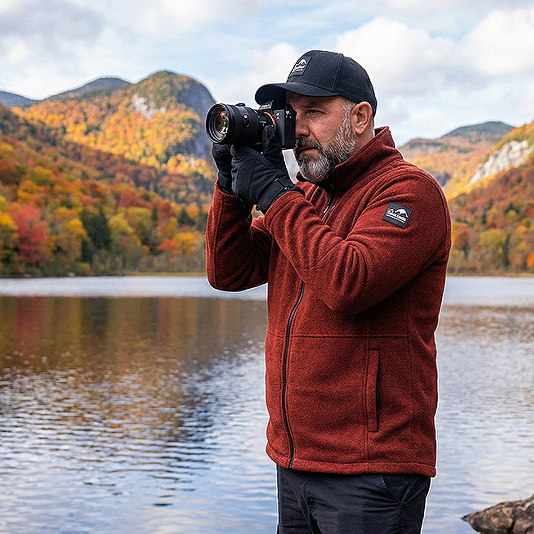 Haukland Fleece Jacket for Photographers - Red
