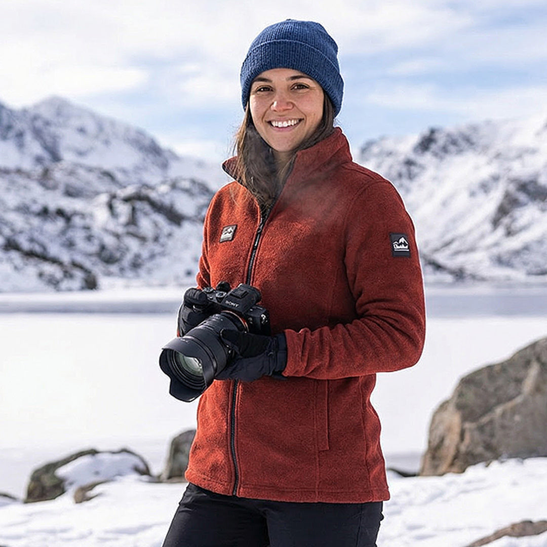 Haukland Fleece Jacket for Photographers - Red