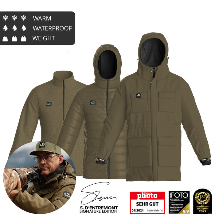 Haukland Parka Pro - 7in1 Set - Simon D'Entremont Signature Edition - Outdoor Photography Jacket