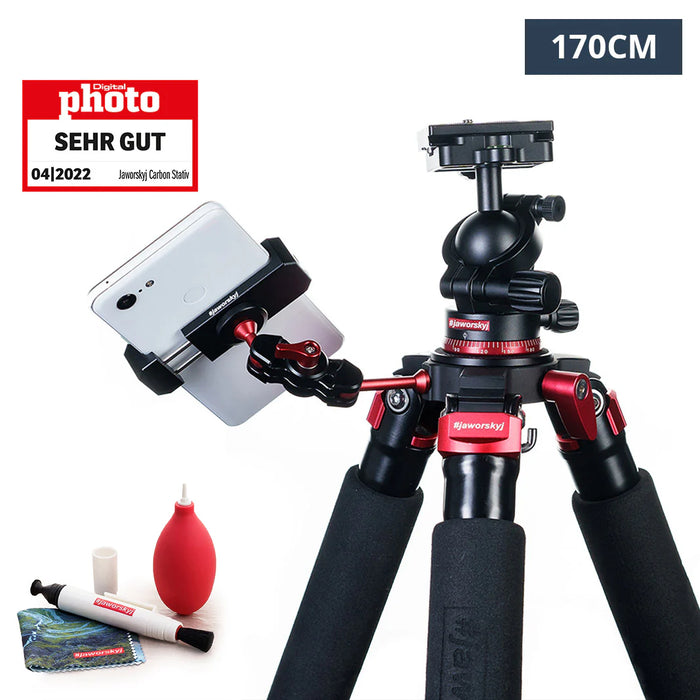 #jaworskyj XXL Carbon tripod incl. ball head - 170cm