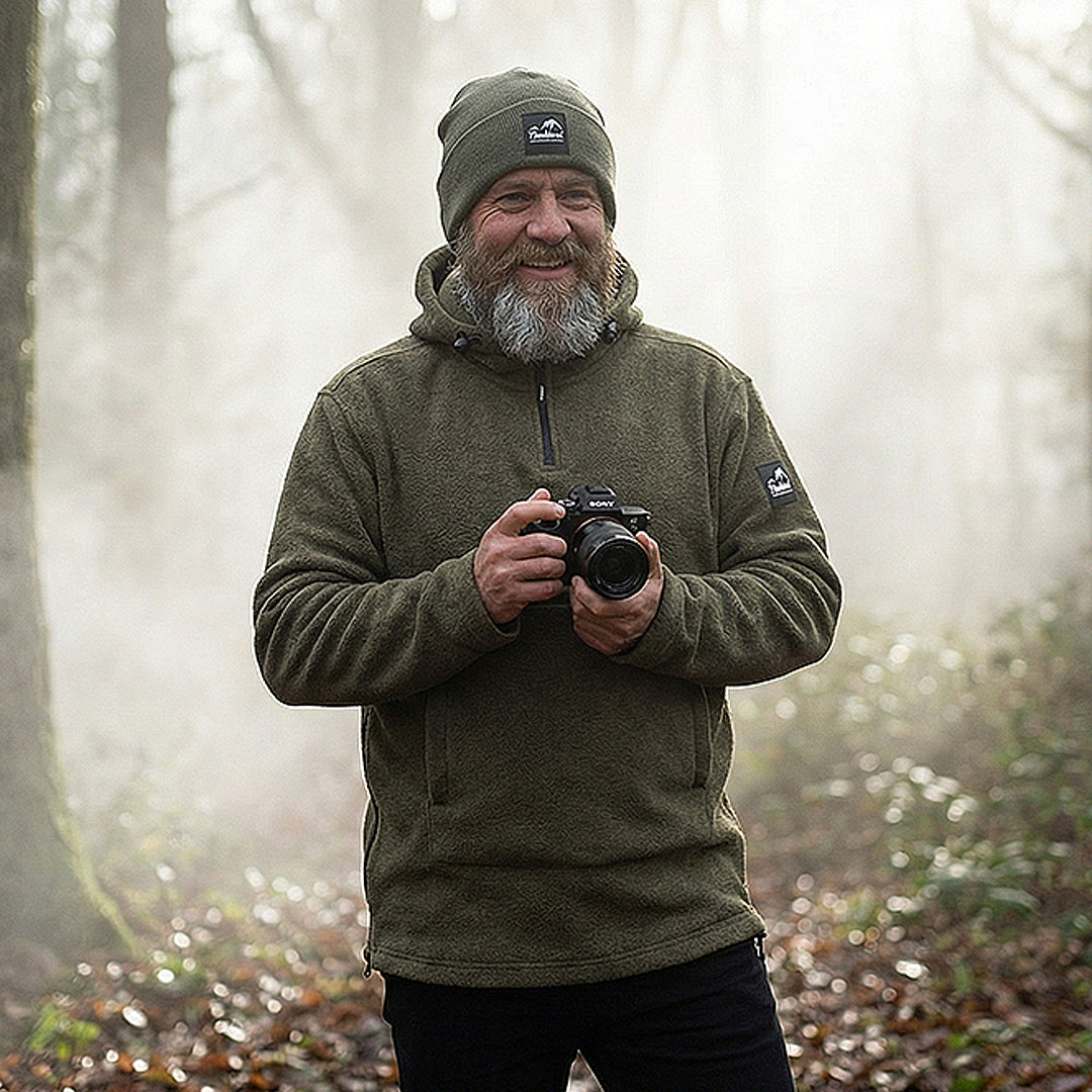 Haukland Fleece Hoodie for Photographers - Olive