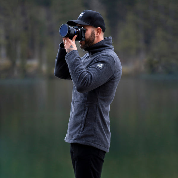 Haukland Fleecejacke für Fotografen - Grau