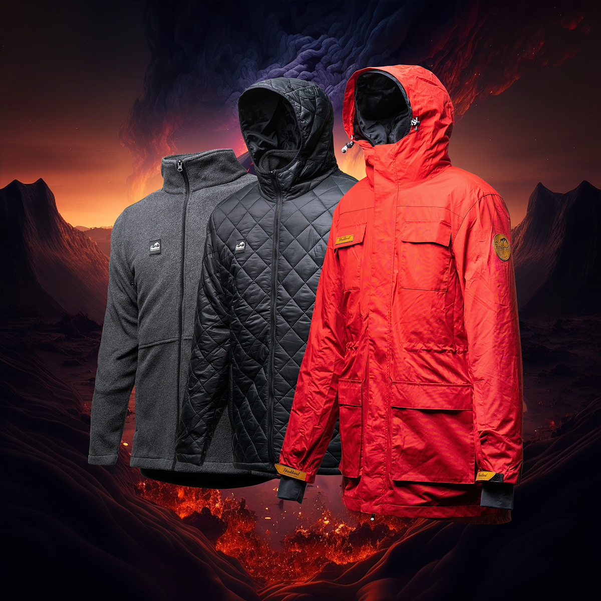 Haukland 7in1 Photography Jacket - Red